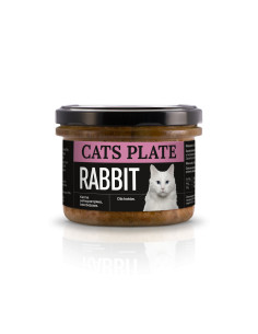 Cats Plate Rabbit - Królik,...