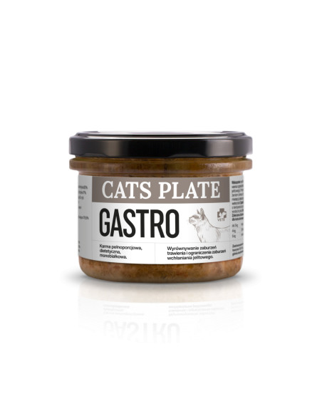 Cats Plate Vet Gastro - na trawienie dla kota 180g