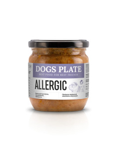 Dogs Plate Vet Allergic -...