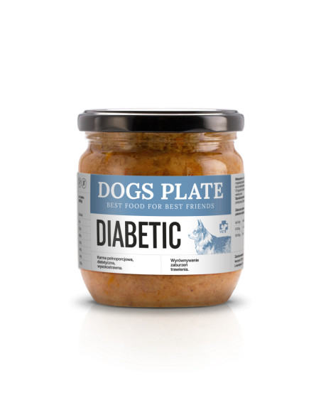 Dogs Plate Vet Diabetic - trzustka i cukrzyca 360g