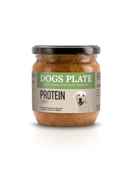 Dogs Plate Protein Turkey - karma dla psów z mięsa indyka i białka owadów 360g