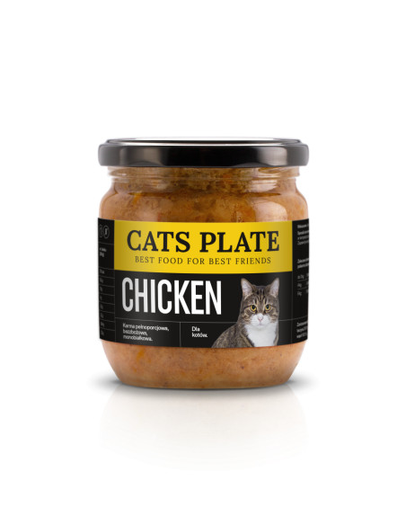 Cats Plate Chicken - Mięso z Kurczaka (udo) 360g