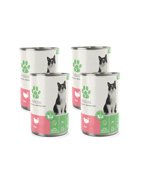 Fellicita Cat - Pure Turkey - indyk 4x400g