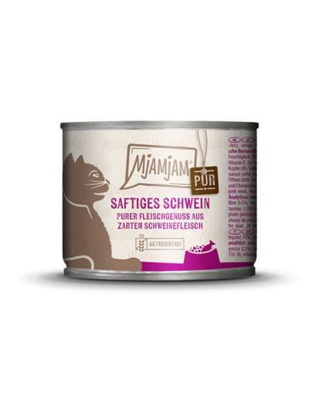 MJAMJAM PURE Wieprzowina 200g dla kota