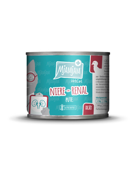 MJAMJAM VET RENAL PUTE Indyk 200g dla kota
