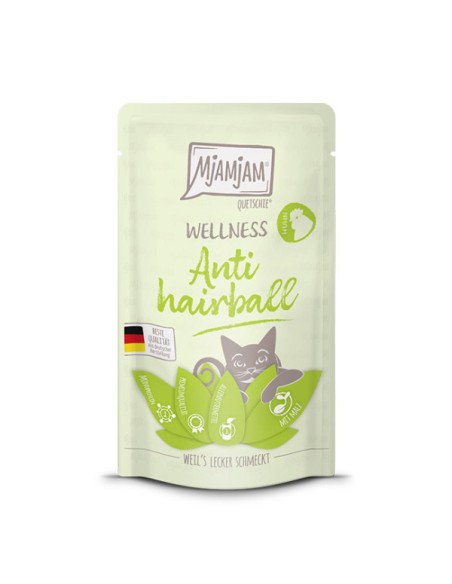 MJAMJAM Anti Hairball Kurczak 125g saszeta dla kot