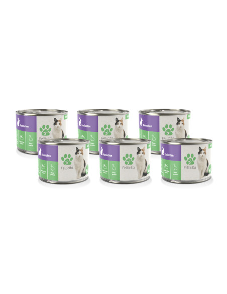 Fellicita Cat - Pure Kaninchen - królik 6x200g