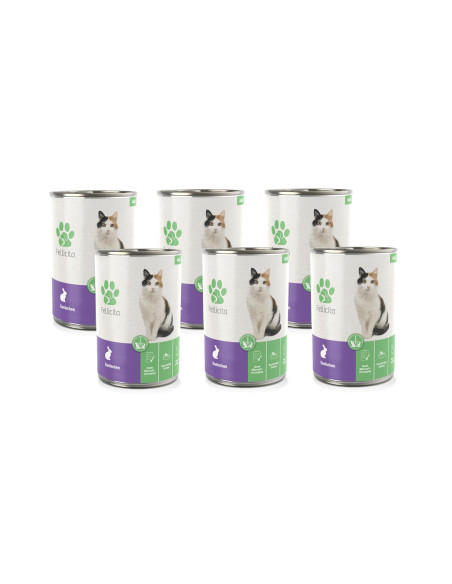 Fellicita Cat - Pure Kaninchen - królik 6x400g