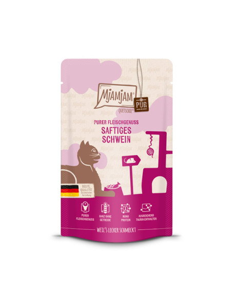 MJAMJAM PURE Wieprzowina 125g saszeta dla kota