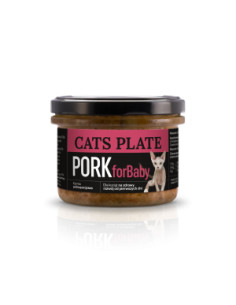 Cats Plate BABY Pork -...