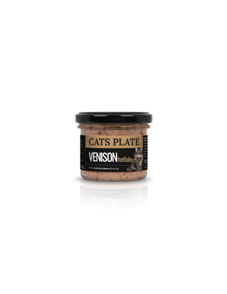 Cats Plate BABY Venison dziczyzna dla kociąt 100g