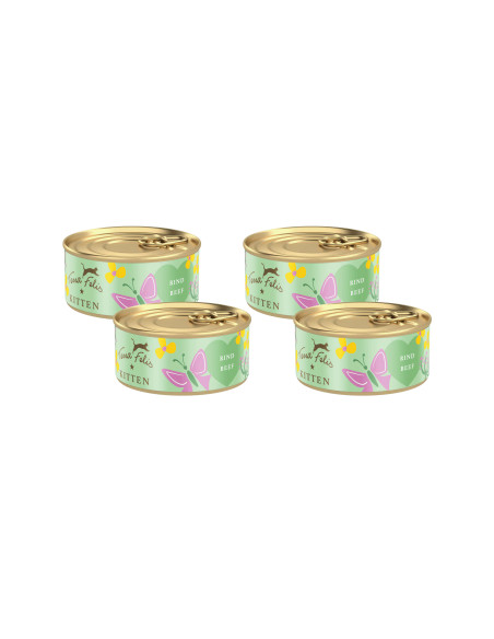 Terra Felis Kitten - Wołowina 4x70g