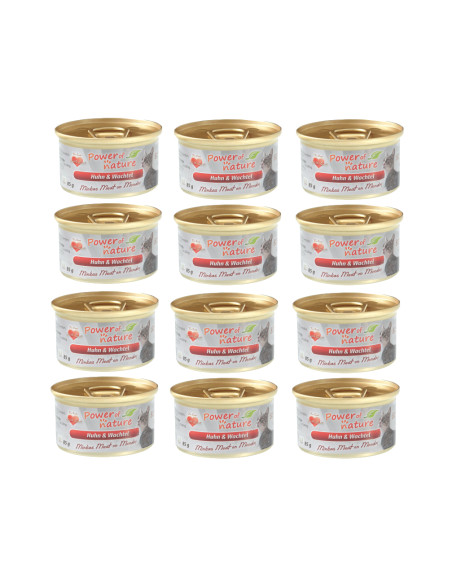 Power of Nature - Minkas kurczak z przepiórką 12x85 g