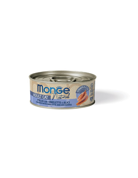 Monge Delicate - Kurczak z omletem i anchois 80g