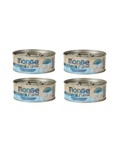 CZTEROPAK Monge Delicate - Kurczak z kalmarami 4x80g