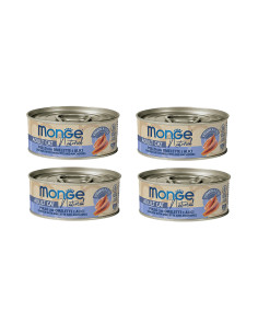 CZTEROPAK Monge Delicate - Kurczak z omletem i anchois 4x80g