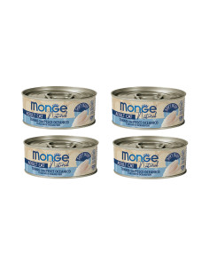 CZTEROPAK Monge Jelly - Tuńczyk z białą rybą 4x80g