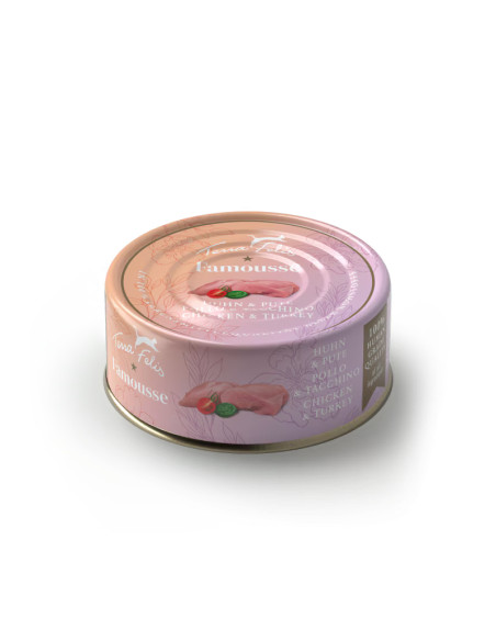 Terra Felis Famousse - Kurczak z Indykiem 80g