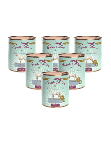 Terra Canis - Konina z brukwią, koprem włoskim 6x800g