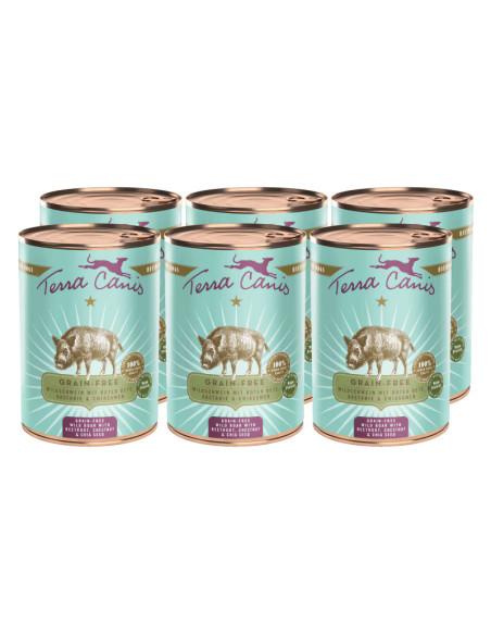 Terra Canis - Dzik z burakiem, kasztanem 6x400g