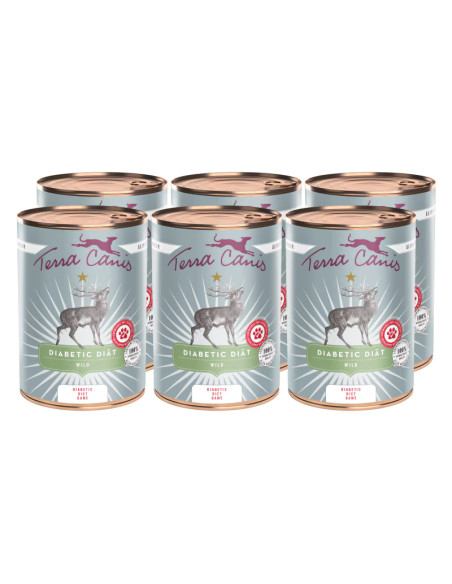 Terra Canis Diabetic - Dziczyzna 6x400g dieta cukrzycowa