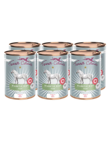 Terra Canis Diabetic - Konina 6x400g dieta cukrzycowa