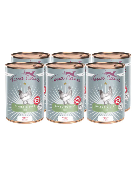 Terra Canis Diabetic - Kurczak 6x400g dieta...