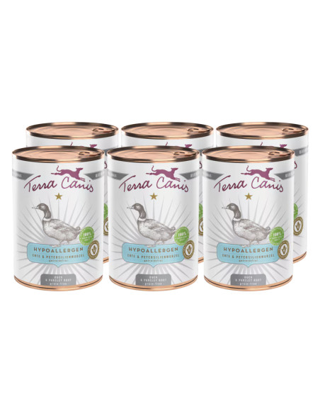 Terra Canis Hypoallergenic - Kaczka 6x400g