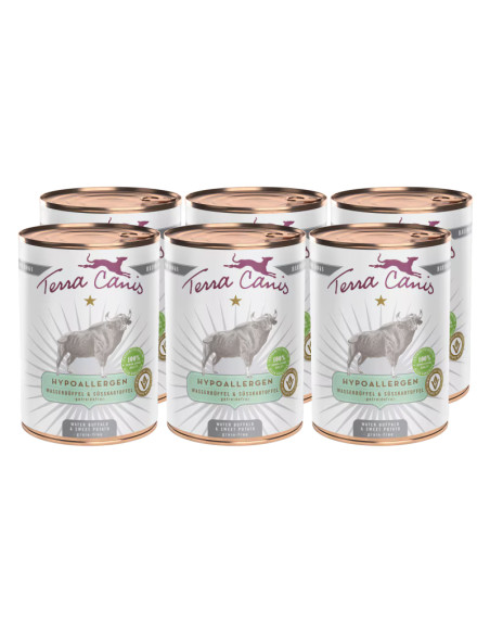 Terra Canis Hypoallergenic - Bawół wodny 6x400g