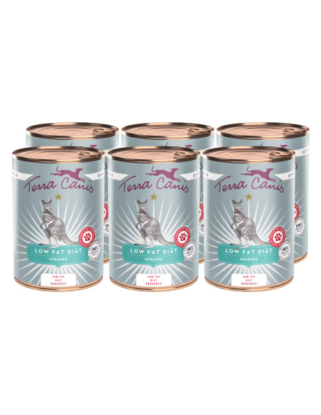 Terra Canis Low Fat - Kangur 6x400g