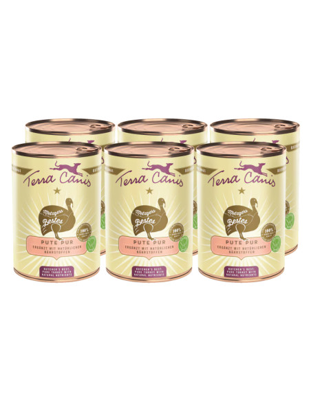 Terra Canis Pure - Indyk monobiałko 6x400g