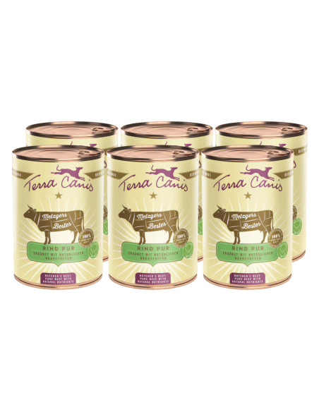 Terra Canis Pure - Wołowina monobiałko 6x400g