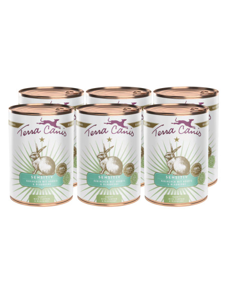 Terra Canis Sensitive - Królik z dynią 6x400g