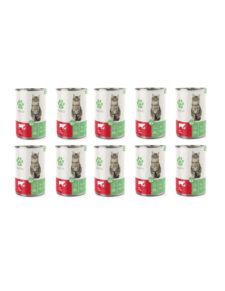 Fellicita Cat - Beef & Duck - wołowina z kaczką 10x400g